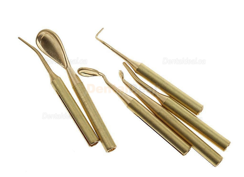 6Pcs Tips for Dental Lab Electric Waxer Electric Carving Pen Knife Pencils